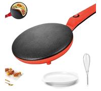 Electric Crepe Maker Quick Heat,Instant 8"Fully Automatic Pancakes Pan,Nonstick Portable Pancakes Griddle, DIY Breakfast Appliance,Pancakes Tortillas Perfect For Home Kitchen(B)