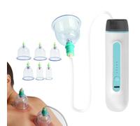Electric Cupping Kit, Vacuum Massage Cups With 6 Cups For Muscle Relief