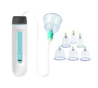 Electric Cupping Massager - 65KPa Silicone Vacuum Set | 6 Cup Kit