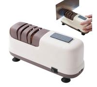 Electric Cutter Sharpeners For Kitchen - With Suction Cup Base USB Charging Electric Cutter Sharpening Tools,4-Stage Scissor Grinding Stone | For Chef Work Garden