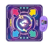 Electric Dance Mat Toy for Kids Lightup 4 Button Music Game Music Game Pad Fun Interaction Toy Gift Kids Birthing Musical Mat