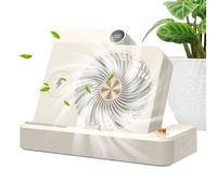 Electric Desk Fan With Wireless Charger - 100 Speed Adjustable Cooling Fan | Digital Display & Angled Base | Quiet Airflow For, Bedroom, Campeggio | For Men And Women