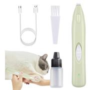 Electric Dog Clippers, Rechargeable Pet Hair Shaver, 6.38x1.02 Inches Dogs and Cats Low Noise Grooming Tool, Precision Paws Trimmer, Ideal for Home Daily Use, Gentle Animal Care
