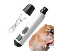 Electric Dog Nail Trimmer, Cats Toenail Trimmers, 5-Speed Electrics Rechargeable Grinder, Pet Paws Grooming Tool, 1-Pack, Ideal for Small, Medium, Large Dogs and Quiet, 18x3.5x3cm