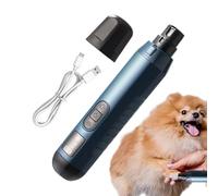 Electric Dog Trimmer, Cats Nail Grinder, 7.09x1.38in 5 Speed Rechargeable, Quiet Low Noise Feature, Safe Painless Grooming for Small Medium Large Pets, Home Use