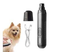 Electric Dog Trimmer, Cats Nail Grinder, 7.09x1.38in 5 Speed Rechargeable, Quiet Low Noise Feature, Safe Painless Grooming for Small Medium Large Pets, Home Use