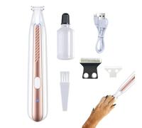 Electric Dog Trimmer For Paws - Cordless elettrico ricaricabile Quiet Pet Shaver | Dog Grooming Clippers With LED Light | Grooming Supplies For Dogs Cats Pets