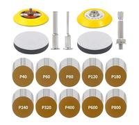 Electric Drill Sanding Attachment Set Versatile Sanding Kit For Projects High-quality Sanding Discs For Drill Sanding Block Attachments For Mold Grinders Complete Sanding Set For Home Improvement