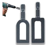 Electric Drill Wire Twisting Tool, Wire Twister Tool for Drill, Professional Wire Twisting Tool for Fencing, Rebar Tying, and Construction, Alloy Steel (#9+#11)