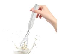 Electric Egg Beater, 3 Speed USB ricaricabile Handheld Mixer, 800 mAh Battery-Powered Coffee Frother, Automatic Whisk for Hot Chocolate, Latte, and Salad Dressing