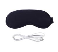 Electric Eye Heating Pad, Compress Riscaldante per Occhi con 3 Temperature Regolabili e 6 Modalità Massaggio - Sollievo per Affaticamento Oculare, Blocco Luce e Comfort