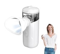 Electric Eye Steamer, Dry Eye Relief Steamer Machine, Travel Friendly Portable Compact Quick Moisturizing Facial Humidifier for Men and Women, 3.39x2.76x1.38 Inches