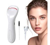 Electric Eyelash Curler, 3 Temp Settings Lash Curling Tool, Portable Heated Eyelash Curler, Rechargeable Makeup Accessory for Natural Long-Lasting Curls, 5.12x1.57x0.59 inches