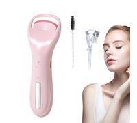 Electric Eyelash Curler, 3 Temp Settings Rechargeable Lash Curlers, Portable Makeup Tool, 5.12x1.57x0.59 inches, Natural Long-Lasting Curls Versatile Ideal for Women and Girls