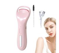 Electric Eyelash Curler, 3 Temperature Settings Lash Curler, Portable Makeup Accessory, Rechargeable Natural Lash Curling Tool for Women and Girls, Effortless and Long-Lasting