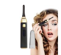 Electric Eyelash Curler, Fast Heat-Up Tool, 5.91x0.79in Long-Lasting Curls, Authentic Eye Makeup Accessory, Portable Compact Design for Quick Curling Solution