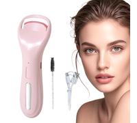 Electric Eyelash Curler, Rechargeable Lash Curling Tool with 3 Temperature Settings, Portable Makeup Accessory for Women and Girls, Long-Lasting Lift for Natural Lashes
