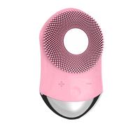 Electric Face Scrubber, Silicone Facial Cleansing Brush, Gentle Deep Pore Cleaner for Daily Routine, 4.57x2.8x1.22 Inches Sensitive Skin Exfoliation, Women Travel Gym Spa