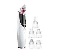 Electric Face Vacuum Pore Cleanser Device, Deep Cleaning Extraction Tool with 5 Suctions Heads, Effective Brufoli and Blackheads Removers for All Skin Types, Daily Routines