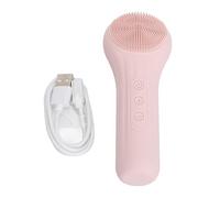Electric Facial Cleansing Brush Vibration Heating Silicone Deep Cleansing Brush for Shower Use