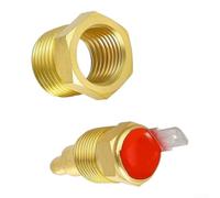 Electric Fan Thermostat Switch 185F On 175F Off V8 Engine(185-200) | Activates at 185F, cuts off at 175F, precise per temp control, prevents overheating, extends engine life