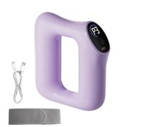 Electric Fascia Massager, Ergonomic Deep Tissue Tool with Heat and Intensity Settings, Rechargeable Handheld Remedy Device, Quiet High-Torque Motor, Ideal for Teens, Adults, Women, Pink/Blue/Purple