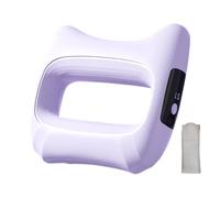 Electric Fascia Massager, Massage Device, Cordless Usb Rechargeable Lightweight Handheld Portable Ergonomic, Deep Tissue Massager for Adults Neck Shoulder, 5.63x5.79x1.69Inches, Purple, Pink, Beige