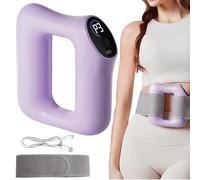 Electric Fascia Massager, Rechargeable Deep Tissue Tool, Heated Massage Device, Ergonomic Design, Full-Body, Compact Build, Easy, Perfect for Grandma, Dad, Teens, (PP/Silicone)