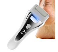 Electric Feet Callus Remover, Rechargeable Foot Scrubber, 2 Speed Callus Remover Tool, Water Resistant Pedicure Foot Care, Battery Display Care for Home or Salon 16.5x6x3.4cm