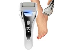 Electric Feet Callus Remover, Rechargeable Foot Scrubber Tool, Battery Display Callous Remover, Professional Feet Care Tool, Water Resistant Pedicure Scrubber, 2 Speed Electric Foot File