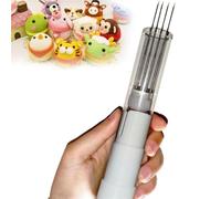 Electric Felting Needle Machine Kit, Electric Wool Felting Tool, Easy To Change Needle, Needle Felting Machine for Quick Felting, DIY Wool Painting, Felted Craft Work,2cm Stroke(5)