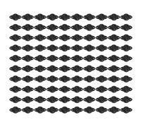 Electric Fence Insulator 100 PCS | 15KV High Voltage & Sunlight Resilient | Hemispherical Insulator for Polyester/Steel/Aluminum Wire | Galvanized Steel & PP Material