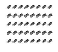 Electric Fence Insulator Tightener, 40 Pack ABS Post Insulator (Black)