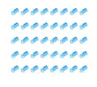 Electric Fence Insulator Tightener, 40 Pack ABS Post Insulator (Blue)