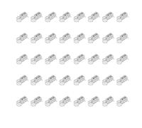 Electric Fence Insulator Tightener, 40 Pack ABS Post Insulator (Gray)
