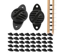 Electric Fence Insulators | 100 Pieces Electronic Replacement Post with Screw | Insulator Fence Replacement | for Garden Lawn Coop Backyard Outdoor Ranch Patio Livestock