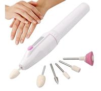 Electric File Set - Portable Rechargeable Manicure Pedicure Tool | Professional Drill Machine with Adjustable Speed for Filing, Polishing, Shaping | Home and Supplies