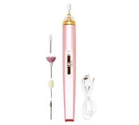 Electric Filer Nail, Professional Nail File 7.09x0.96in Manicure Pedicure Portable Grinder, Ergonomic Polishing Tool, High-Speed Filers Polisher for Families, and Friends