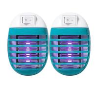 Electric Fly Zapper-Trappola Per Insetti Volanti Plug-in | Lampada Mosqquito | Trappole Per La Mosca Della Frutta Adatte Al Controllo Dei Parassiti Interni, All'eliminazione Degli Insetti E All