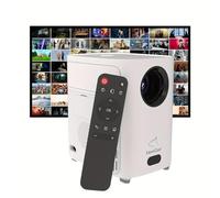 Electric Focus VenirCool Mini proiettore intelligente con 720P nativo, supporta la decodifica 4K, proiettore portatile con WiFi e wireless, altoparlante 5 W x 2, proiettore per film all'aperto