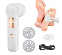 Electric Foot Callus Remover - Smerigliatrice portatile per pedicure | Smooth Feet, kit file alimentato a batteria per uso domestico hotel viaggio multi purpose