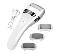 Electric Foot Callus Remover - Waterproof Pedicure Device With 3 Heads Professional Pedicure Kit, Foot Callus Remover Tool Electric For Cracked Dry Hard Dead Skin Heel Care Home Travel Spa Women Men