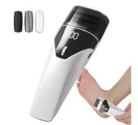 Electric Foot File, Adjustable Rough Skin Remover, ABS Electric Foot Rasp Pedicure Tool for Men and Women, Feet Scraper with Auxiliary Light for Travel, Dormitory Use, 15.8x6.5x3.2cm