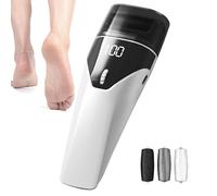 Electric Foot File, Adjustable Speed Callus Remover, Rechargeable Foot Rasp, Pedicure Tool With LED Light, Smooth Skin Exfoliator, For Men & Women, Home, Travel & Dorm Use