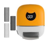Electric Foot File, Callus Remover, Powerful Pedicure Grinder, Adorable Foot Care Tool, Rechargeable Scrubber Roller for Smooth Feet and Dead Skin Removal, Orange, Blue, Gray