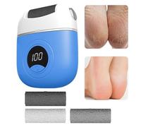 Electric Foot File, Callus Remover, Powerful Pedicure Grinder, Adorable Foot Care Tool, Ricaricabile Scrubber Roller for Smooth Feet and Dead Skin Removal, Arancione, Blue, Grigio