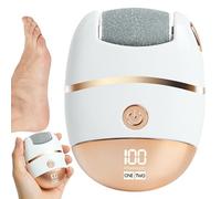 Electric Foot File - Feet File Hard Skin Remover, Rechargeable Callus Remover, Digital Display Professional Foot Care | Grinding Roller For Dead Skin Removal Smooth Hard Cracked Heels