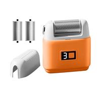Electric Foot File Rechargeable, Three-Head Foot Scrubber, Feet Callus Remover Machine, Electric Foot Callus Remover, Electric Foot Grinder, USB Charging Foot File, Rechargeable Callus Remover,