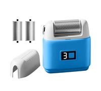 Electric Foot File Ricaricabile, Three-Head Foot Scrubber, Feet Callus Remover Machine, Electric Foot Callus Remover, Electric Foot Grinder, USB Charging Foot File, Ricaricabile Callus Remover,