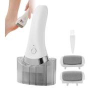 Electric Foot Filer - Rechargeable Pedicure Tool Three Grinding Heads, Callus Remover Skin Smoother | Professional Foot Care Device for Hard Cracked Dry Heel Men Women Elderly